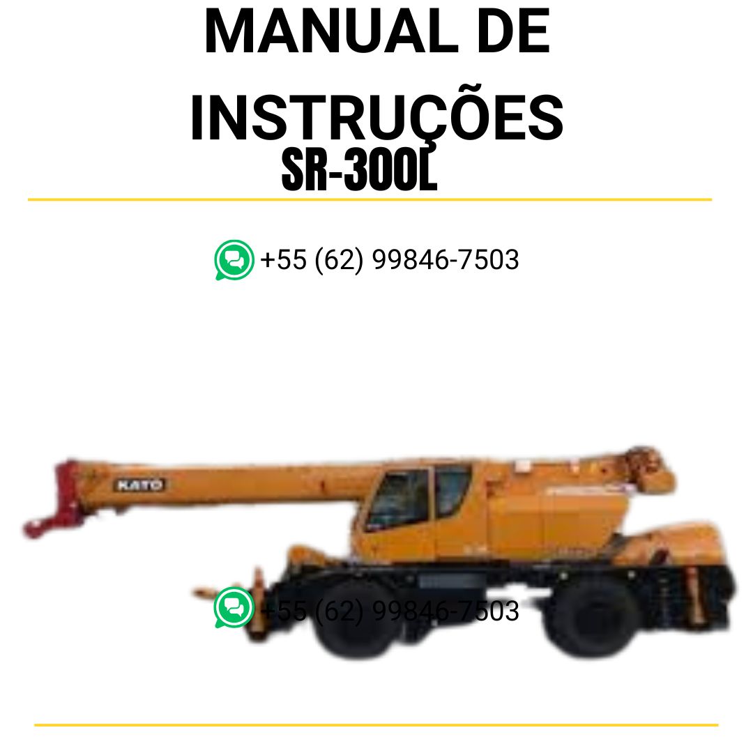 manual de instrução kato roughter SR-300L