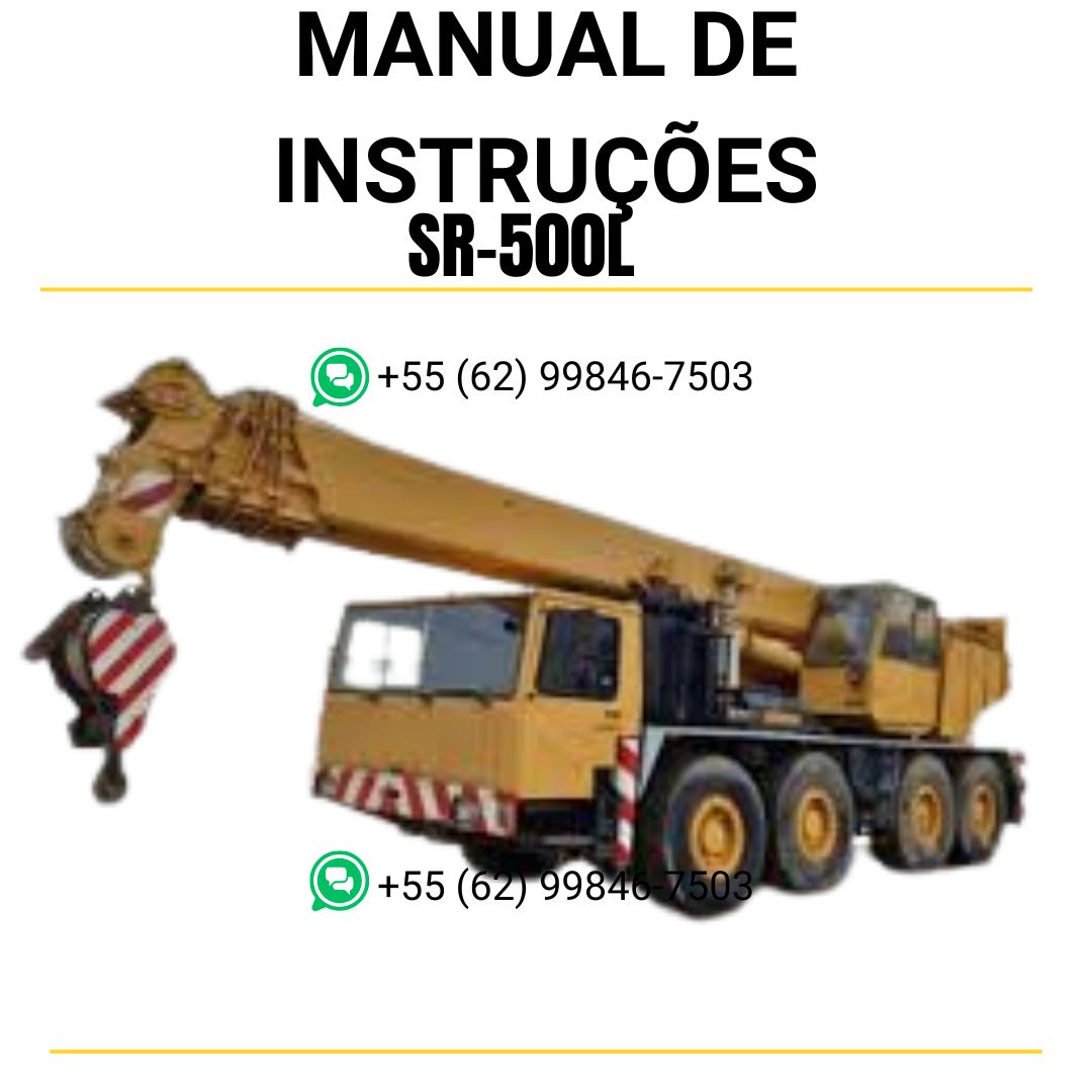 MANUAL DE INSTRUÇÃO KATO MACHINE SECTION ROUGHTER SR-500L