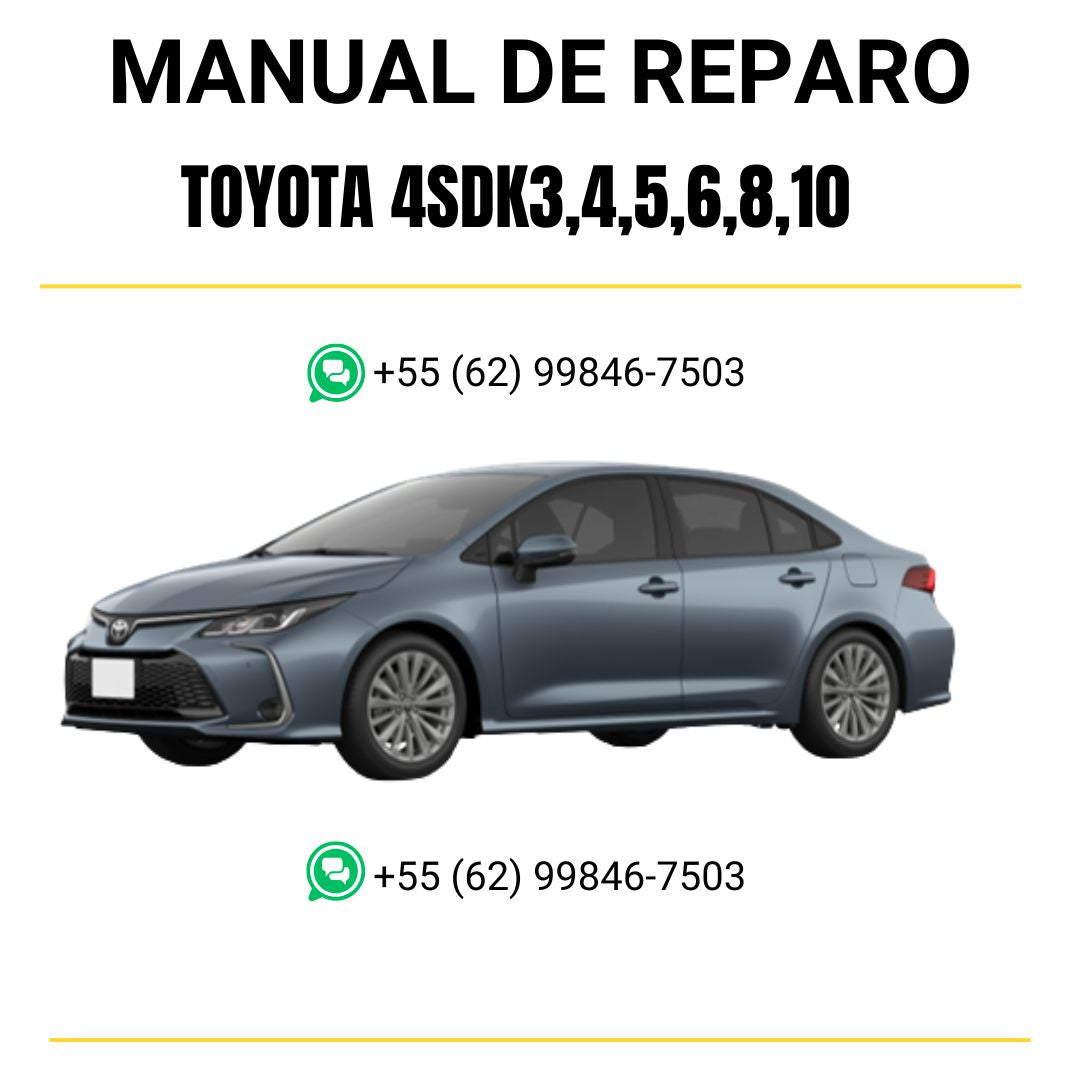 MANUAL DE REPARAÇÃO TOYOTA 4SDK3,4,5,6,8,10