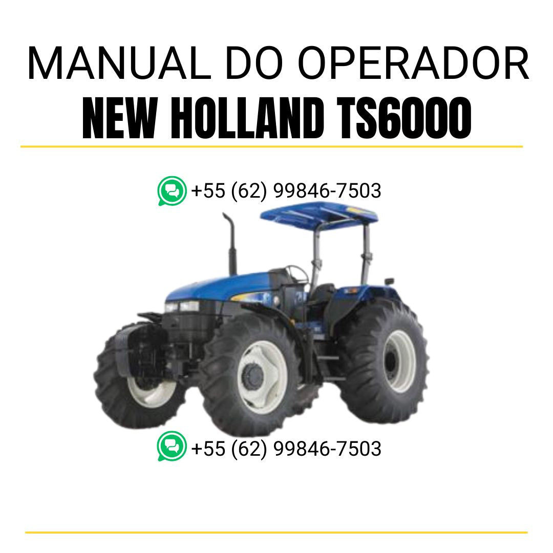 MANUAL DO OPERADOR PDF TRATOR TS6000 CANAVIEIRO - NEW HOLLAND