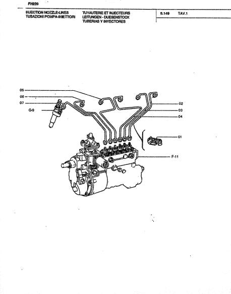catalago de pecas escavadeiras FH220 fiat allis