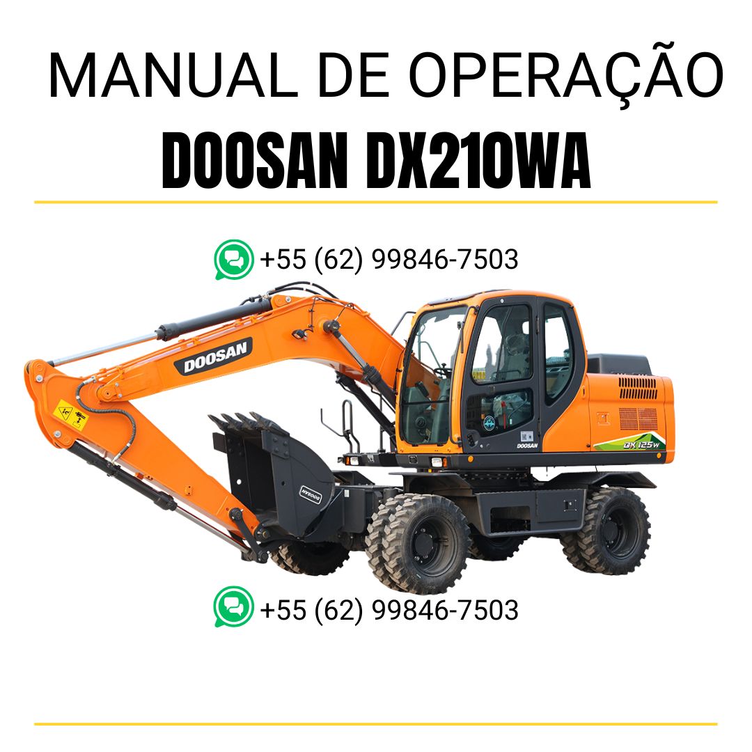 MANUAL DE OPERAÇÃO DOOSAN DX210WA