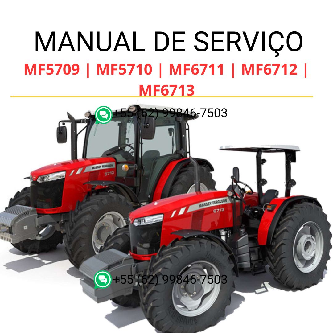 MANUAL DE SERVIÇO MASSEY FERGUSON - MF5709, 5710, 6711 -2019