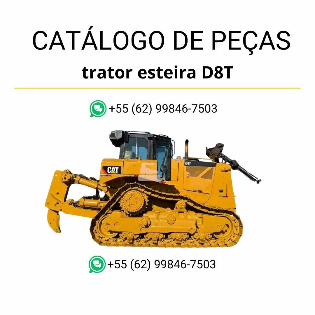 Manual de operação e manutenção do trator de esteira Caterpillar D8T em PDF com instruções detalhadas e orientações completas de serviço.