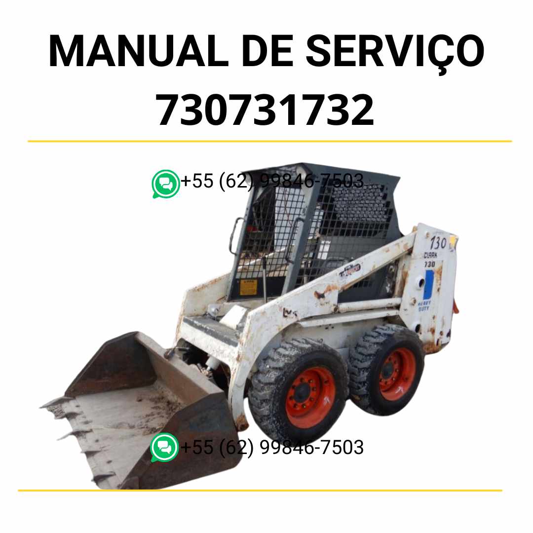 Manual de serviço Bobcat 730, 731 e 732 em PDF com diagramas técnicos e guia completo de manutenção e reparos profissionais