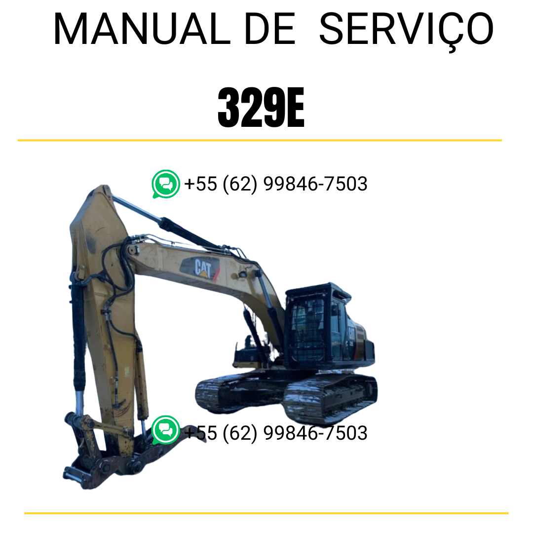 Manual de serviço Caterpillar 329E Mobile Hyd Power escavadora em inglês em PDF com instruções detalhadas de reparo e manutenção