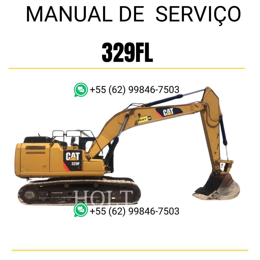 Manual de serviço Caterpillar 329FL escavadora em inglês em PDF com instruções técnicas completas para reparo e manutenção