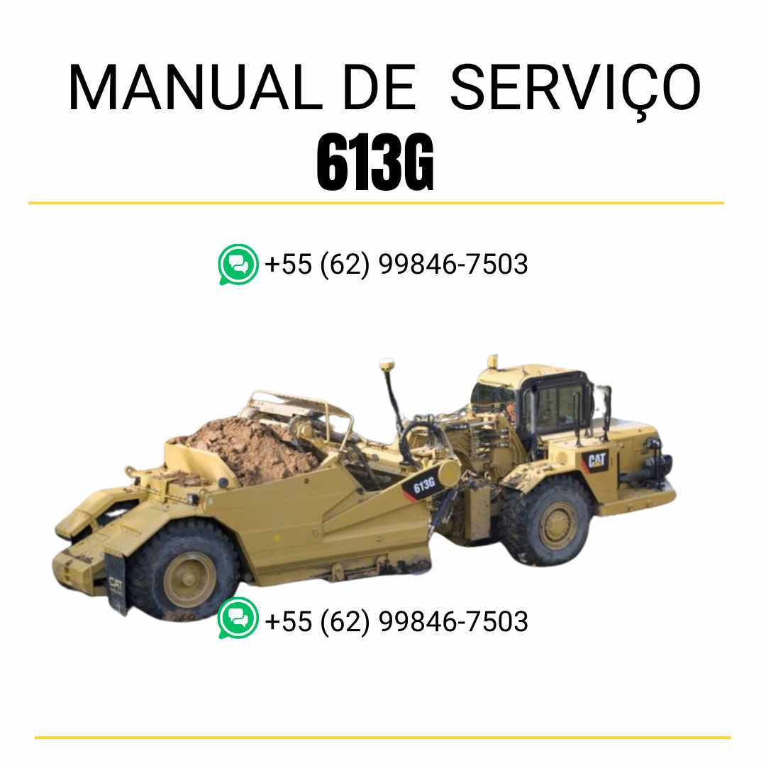 Manual de serviço Caterpillar 613G