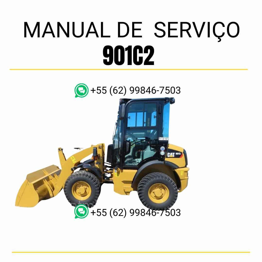 Manual de serviço Caterpillar 901C2 em PDF para carregadeira de rodas compacta, incluindo instruções detalhadas de manutenção e diagramas técnicos
