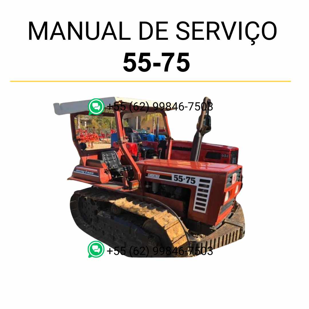 Manual de serviço Fiat tratores 55-75, 60-75, 70-75 e 80-75 em PDF com instruções técnicas completas para manutenção