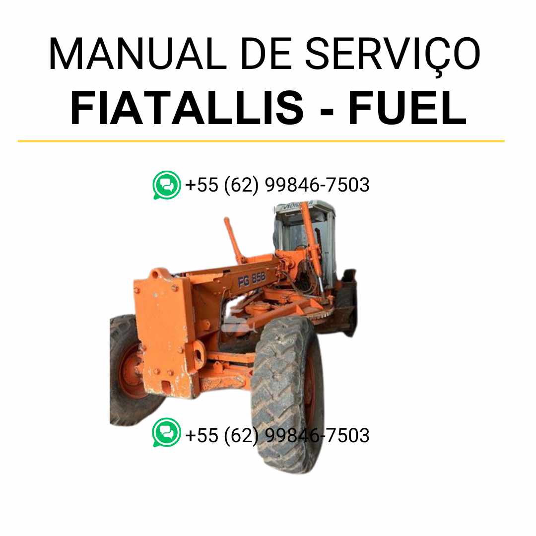 Manual de serviço Fiatallis da bomba injetora de combustível (Fuel Injection Pump) em PDF com instruções detalhadas de manutenção e ajustes técnicos