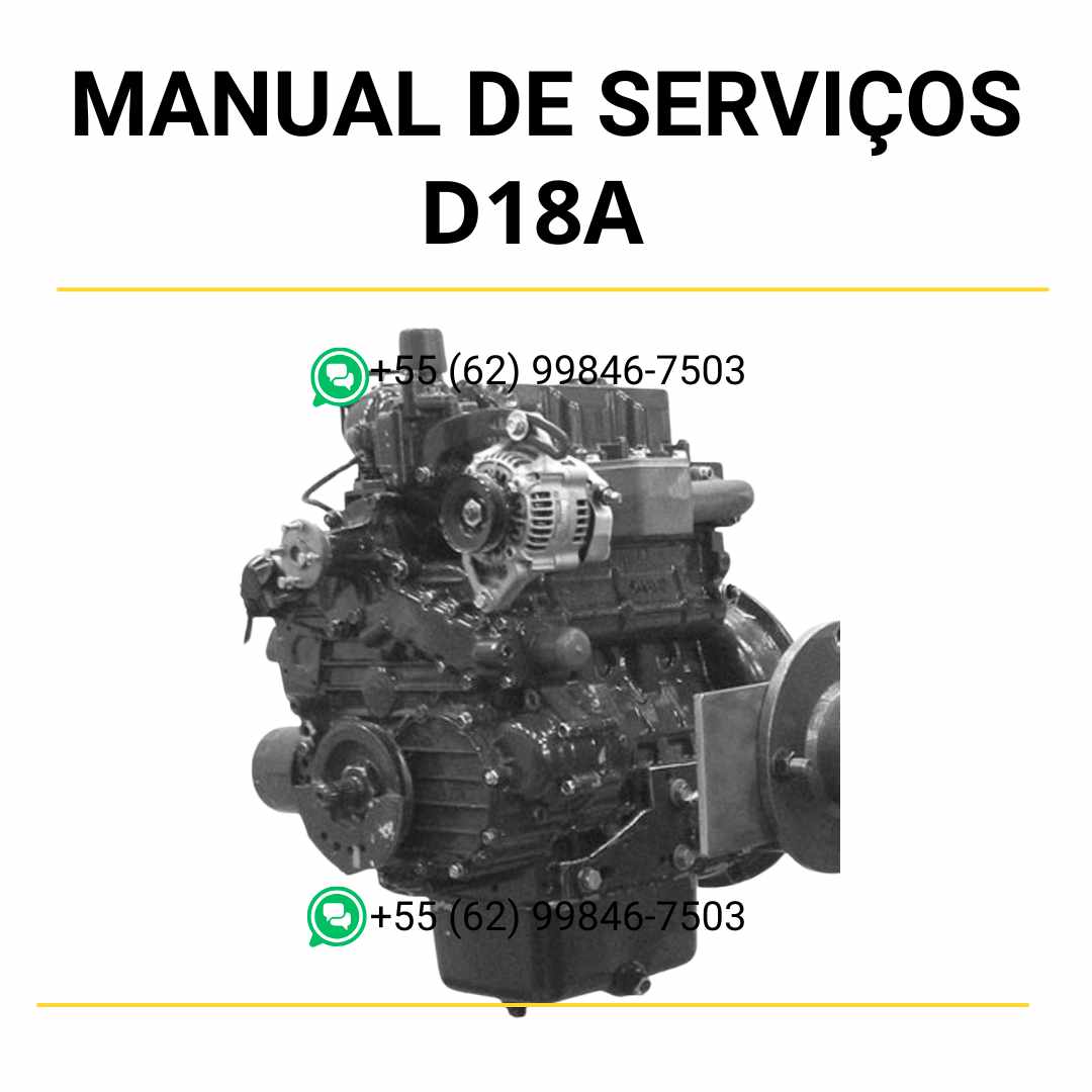 Manual de serviço de oficina do motor Volvo D1.8A em PDF, com instruções detalhadas de manutenção, ajustes e procedimentos técnicos.