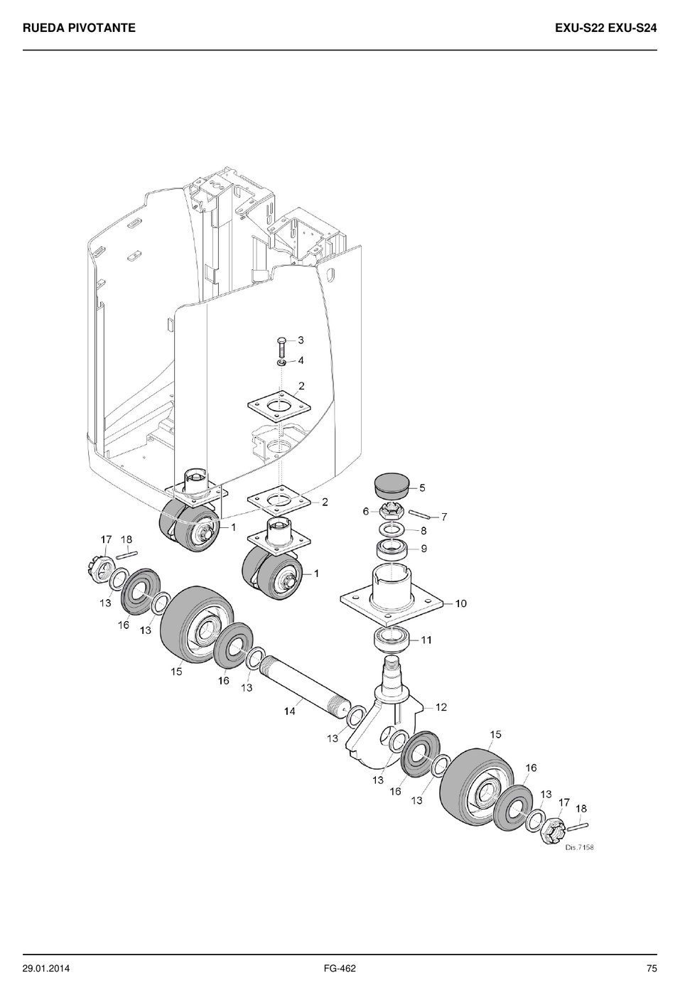 Catálogo de Peças STILL EXU-S 22 / EXU-S 24 — diagrama 1