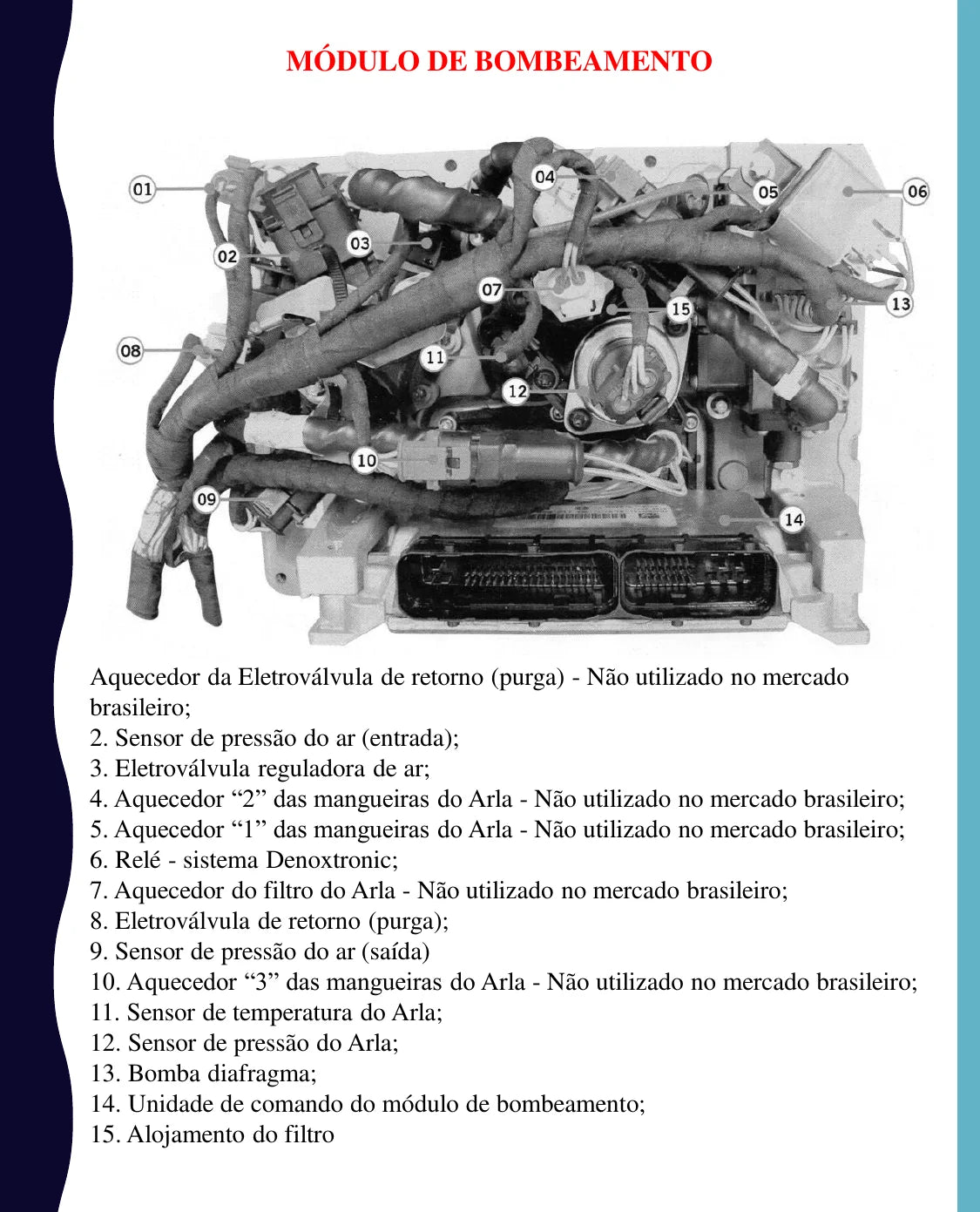 Cummins Arla 32 para Mercedes Ben, Scania, Daf Volvo, Iveco VW Ford Man — sistema arla 32, figura técnica 3