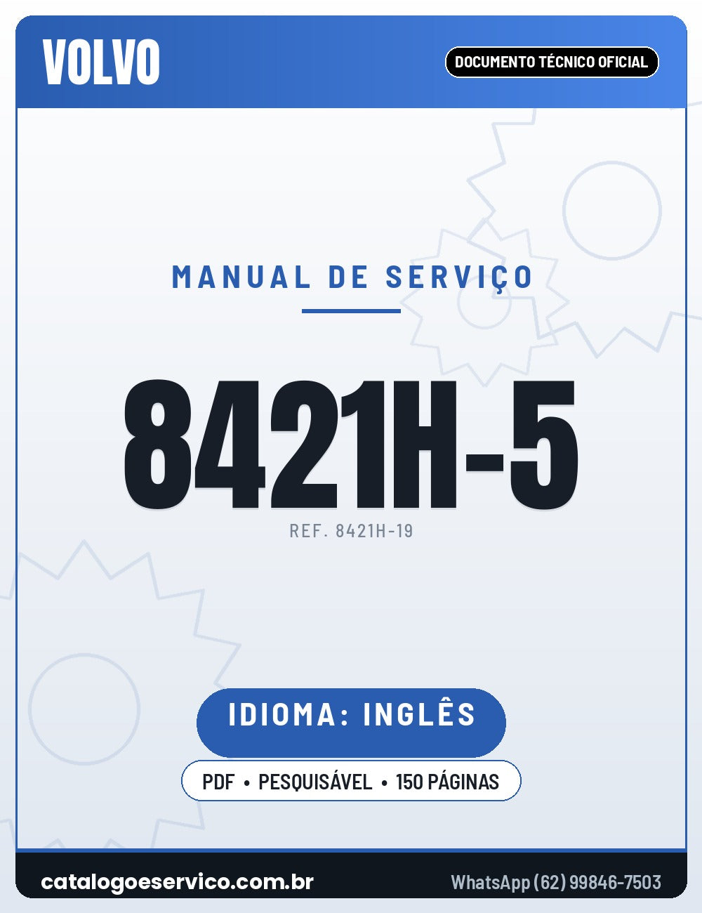 Manual de Serviço VOLVO 8421H-5