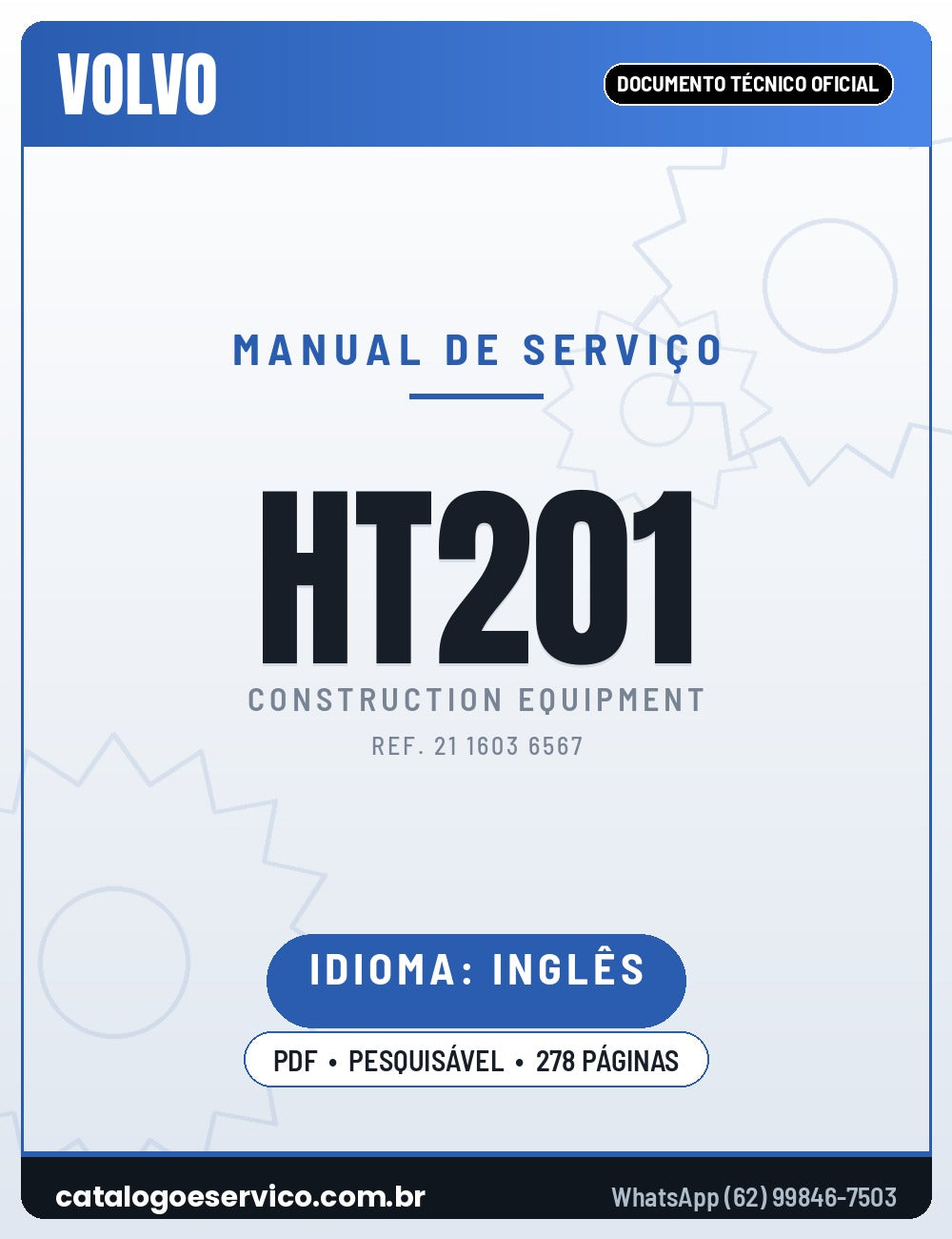 Manual de Serviço VOLVO HT201