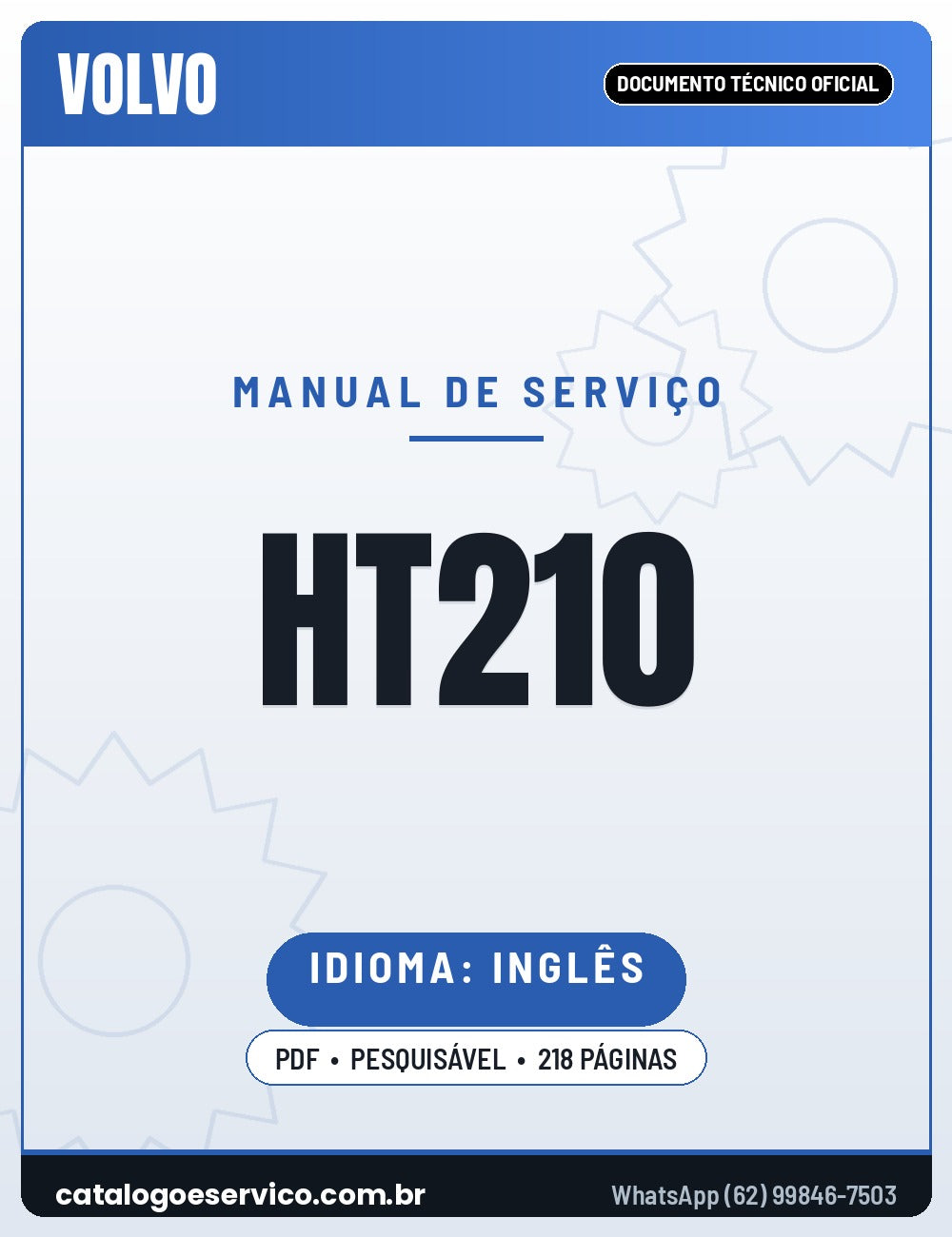 Manual de Serviço VOLVO HT210