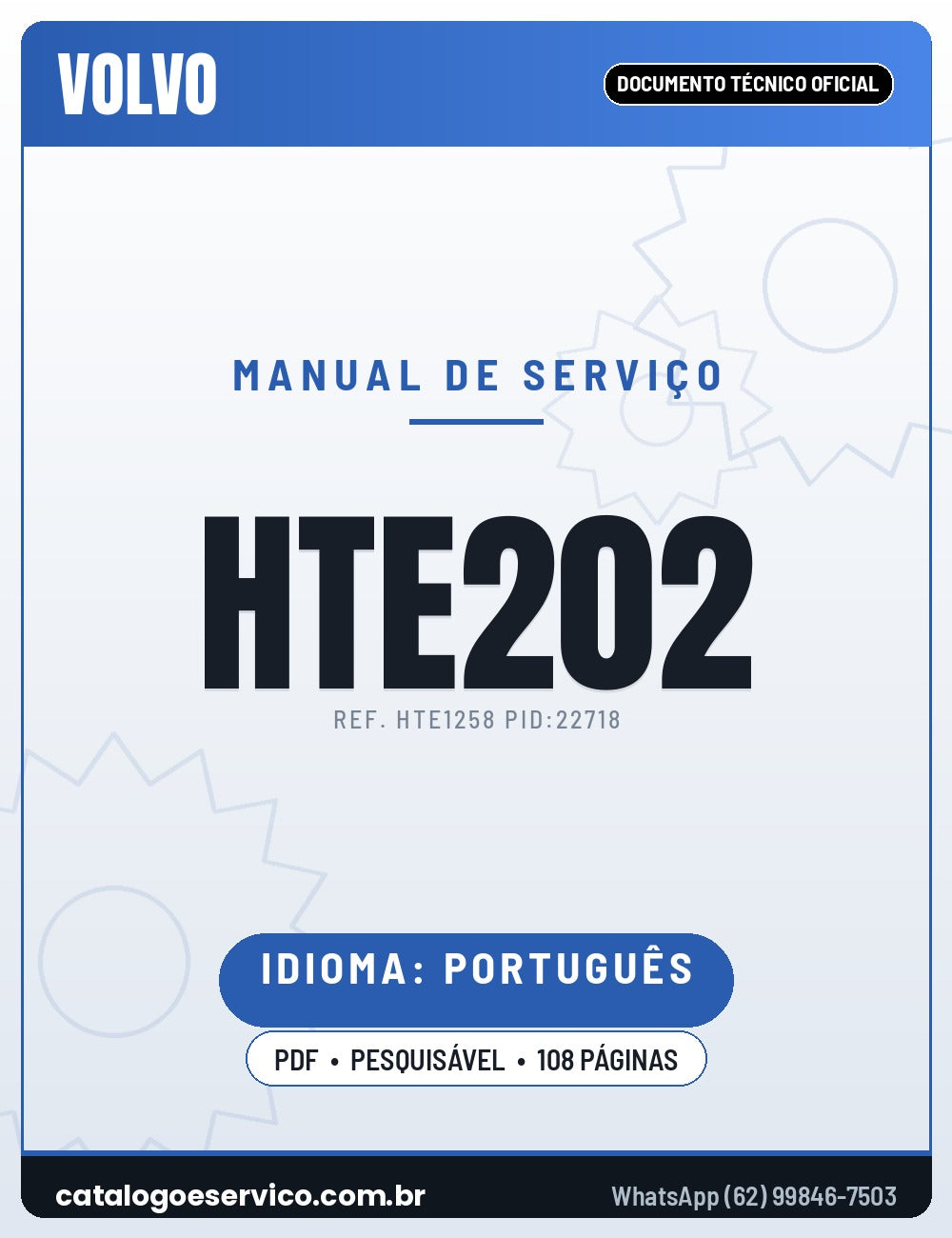Manual de Serviço VOLVO HTE202