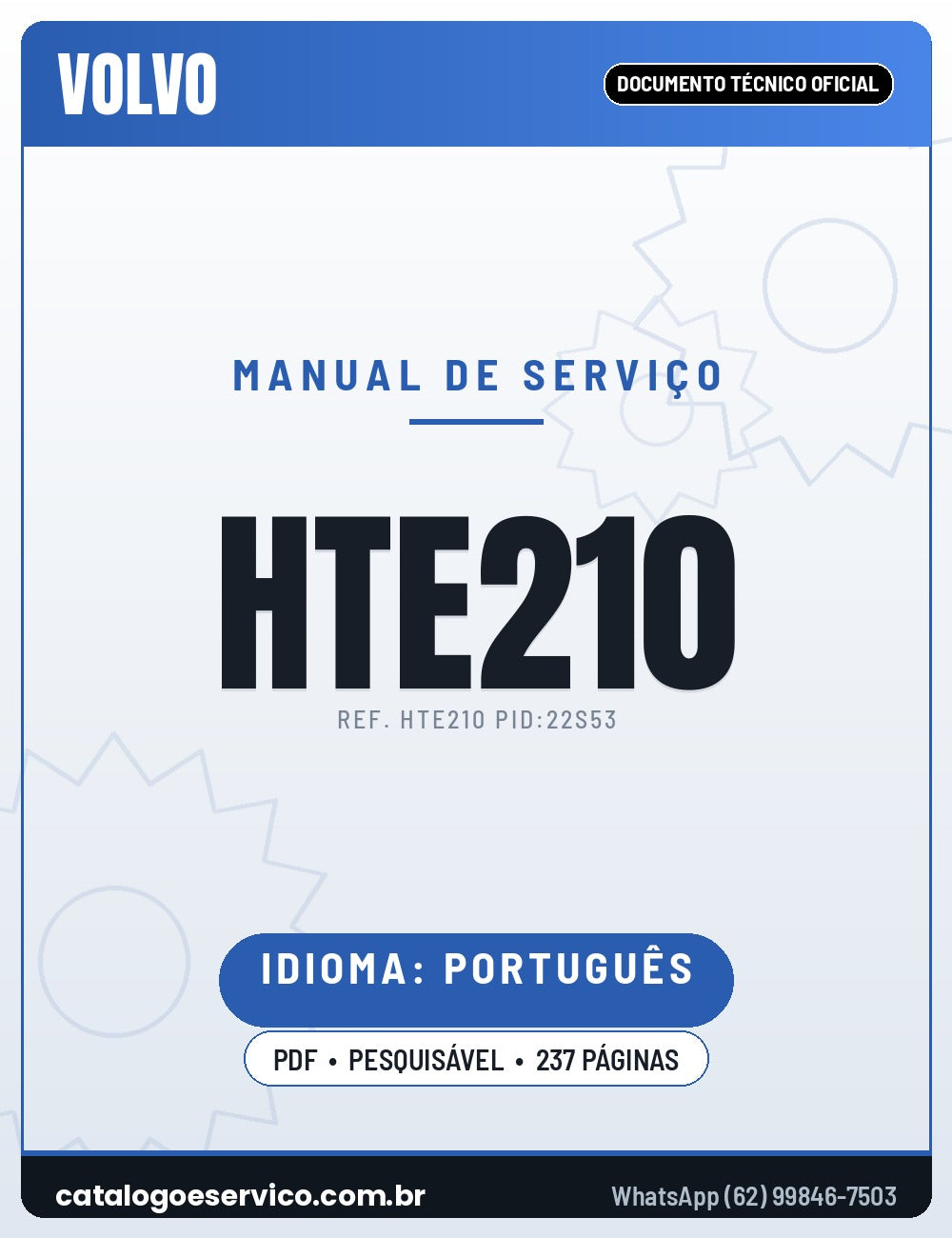 Manual de Serviço VOLVO HTE210