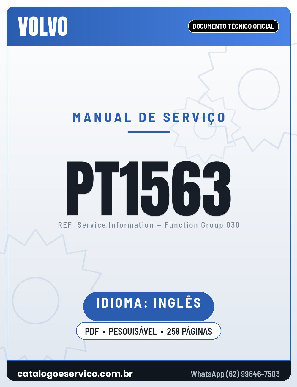 Manual de Serviço VOLVO PT1563