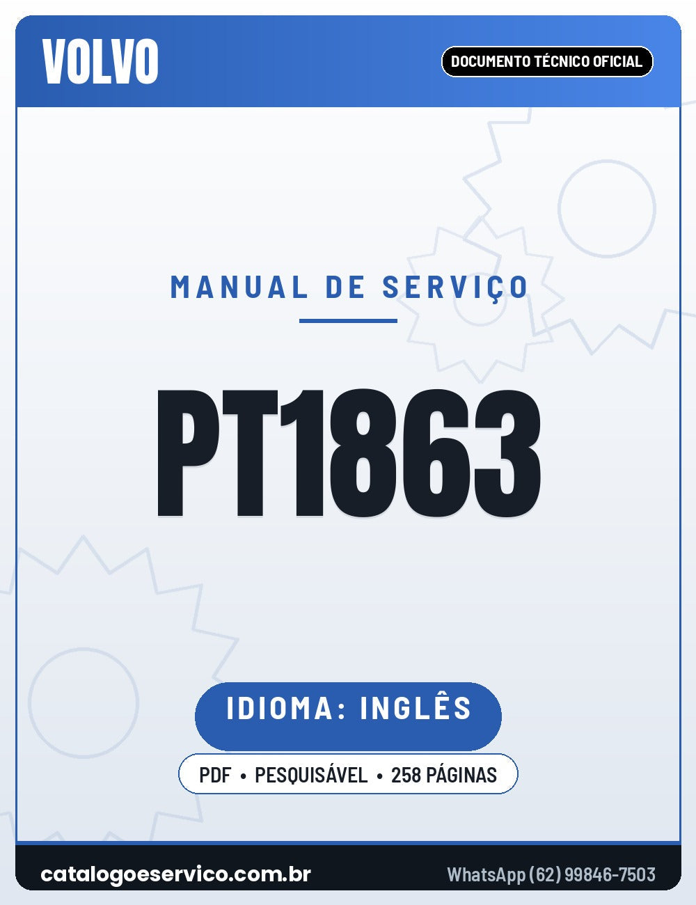 Manual de Serviço VOLVO PT1863