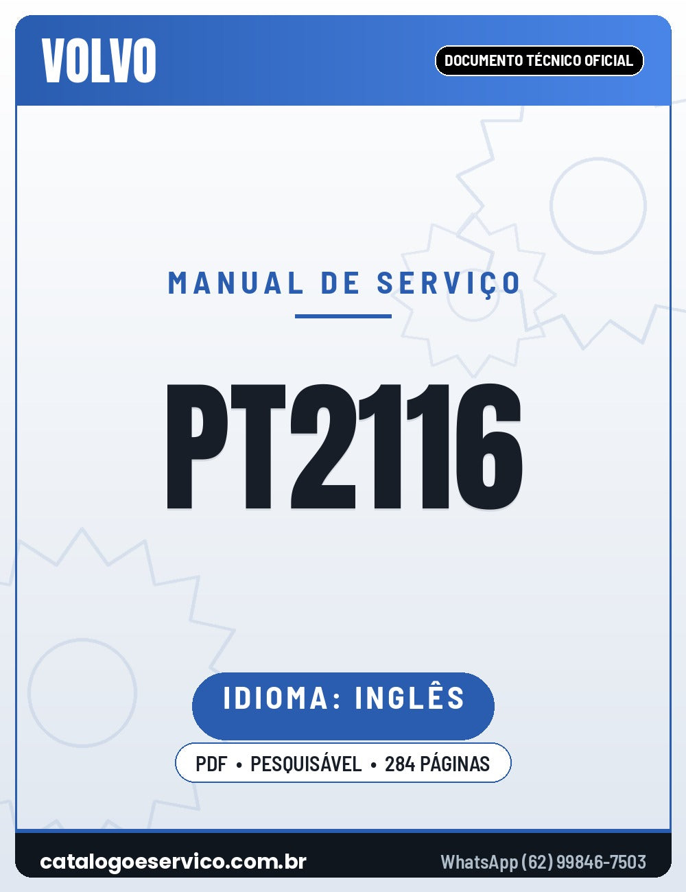 Manual de Serviço VOLVO PT2116