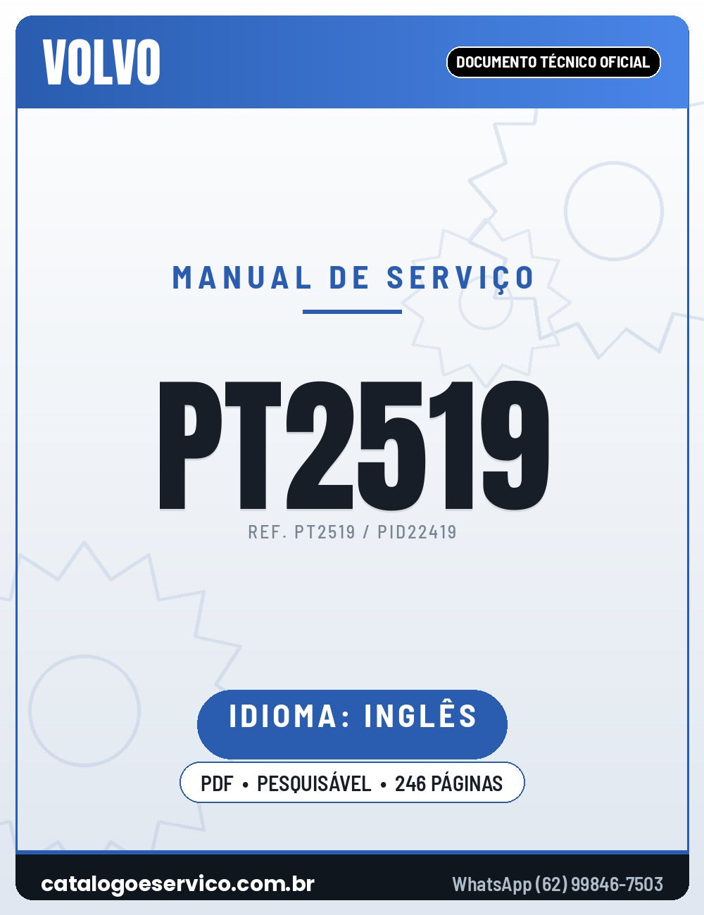 Manual de Serviço VOLVO PT2519