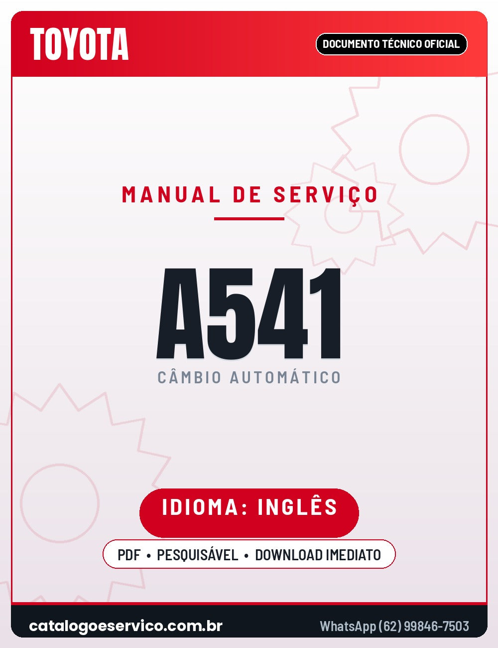 Capa - Manual de Serviço Aisin (Toyota) A541E