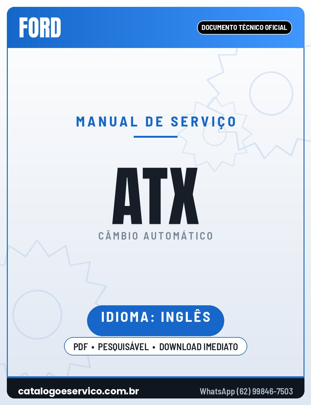 Capa - Manual de Reparação Ford ATX