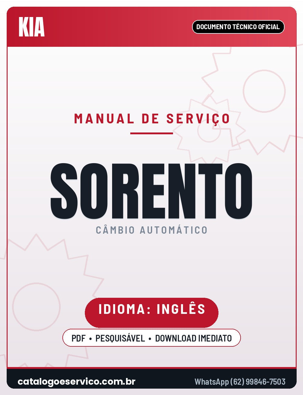 Manual de Serviço KIA SORENTO