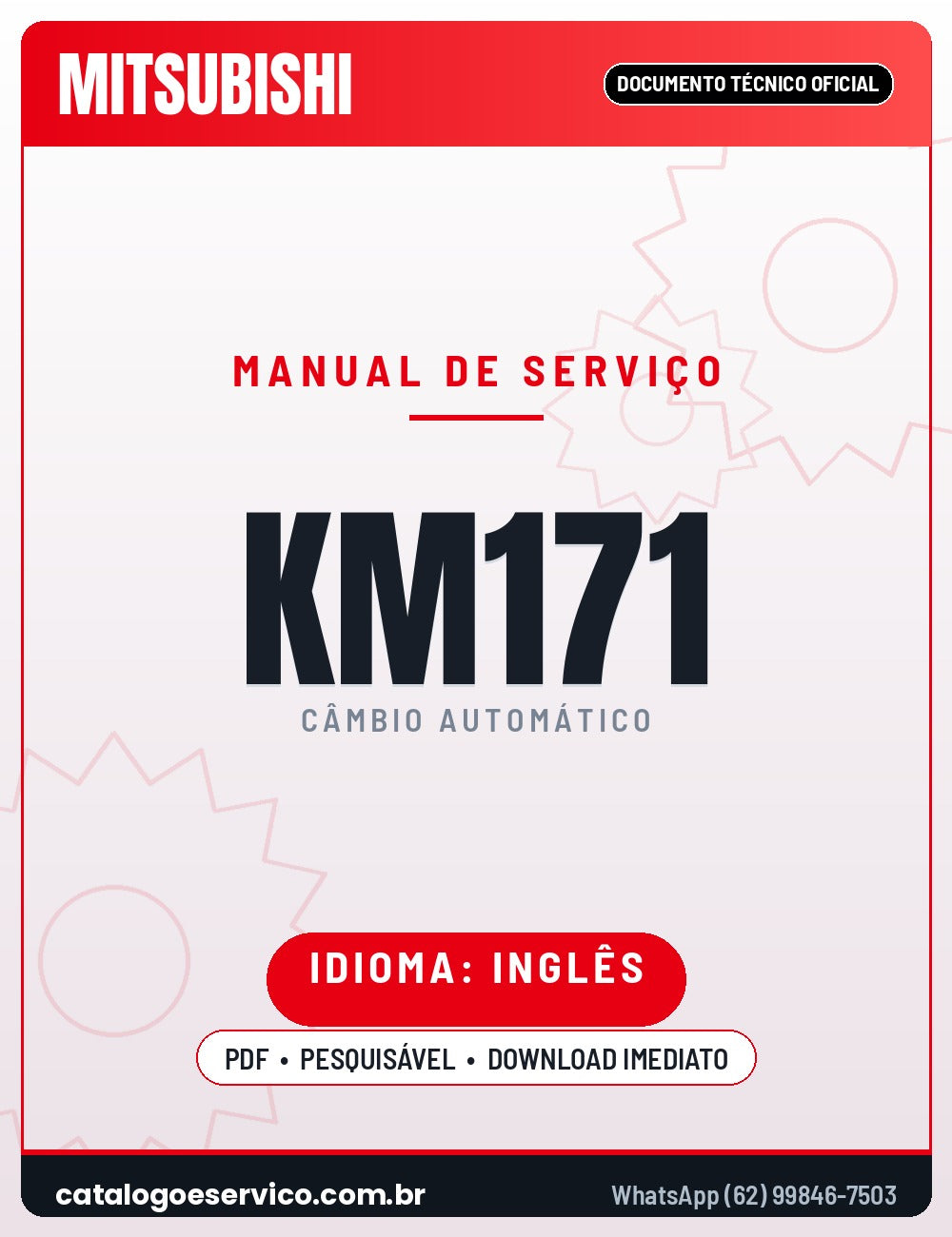 Manual de Serviço MITSUBISHI KM171