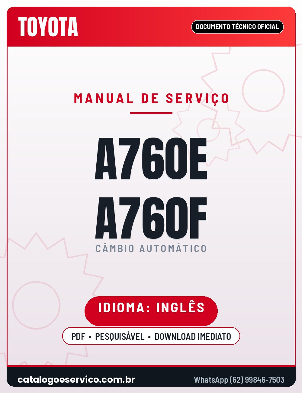 Manual de Serviço TOYOTA A760E A760F