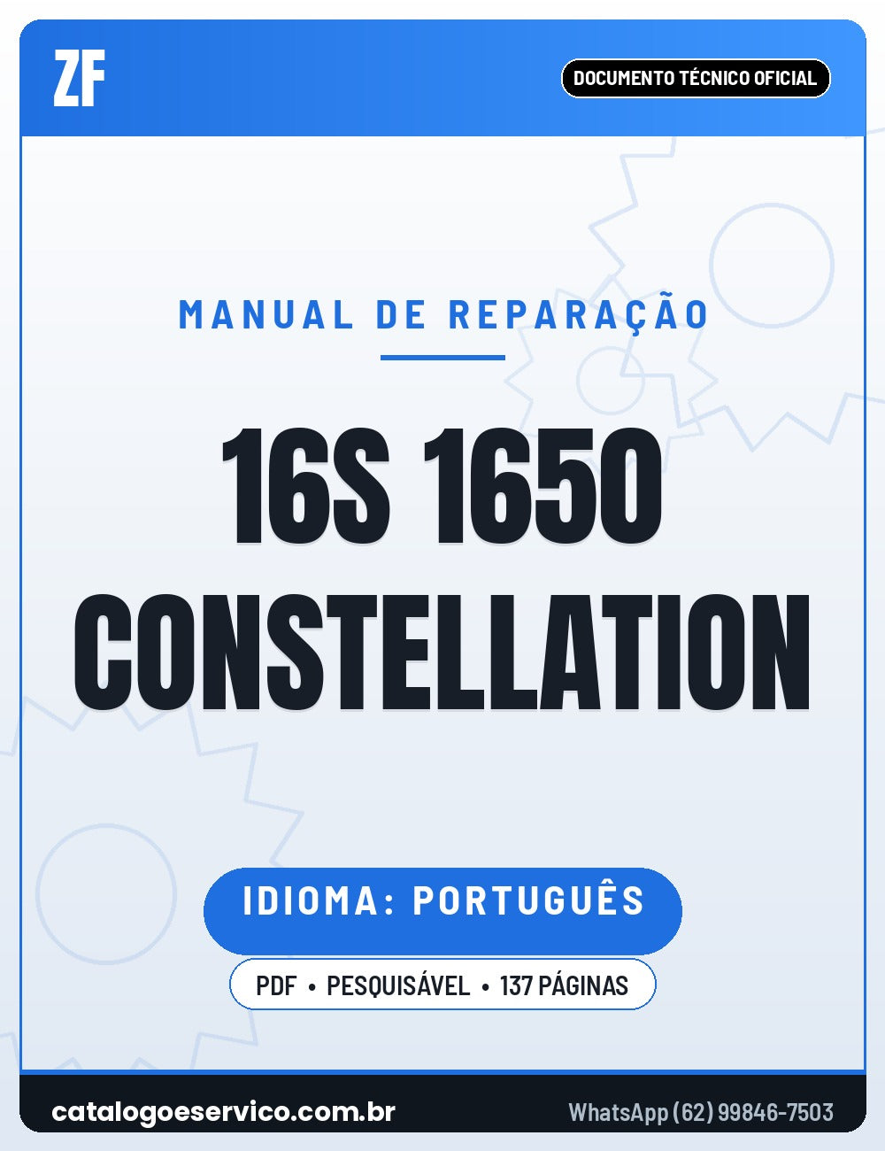 Manual de Reparação ZF 16S 1650 CONSTELLATION