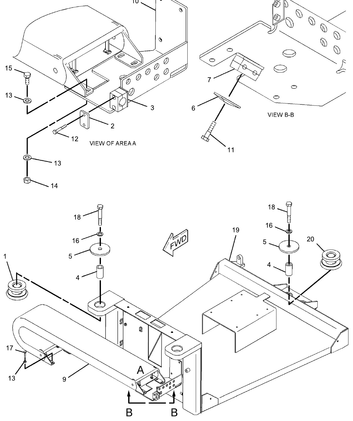 Catálogo de Peças Caterpillar RM-300 — ilustração de peças originais (página interna do PDF)