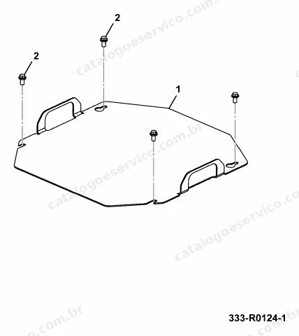 Catálogo de peças JCB 467 — vista explodida 4 de 4