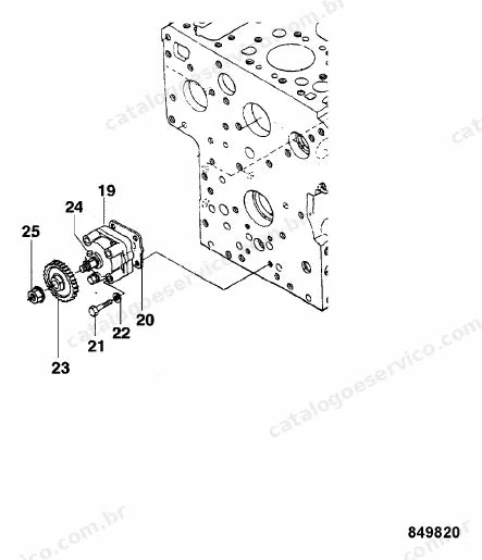 Catálogo de peças JCB VMT400 — vista explodida 3 de 4