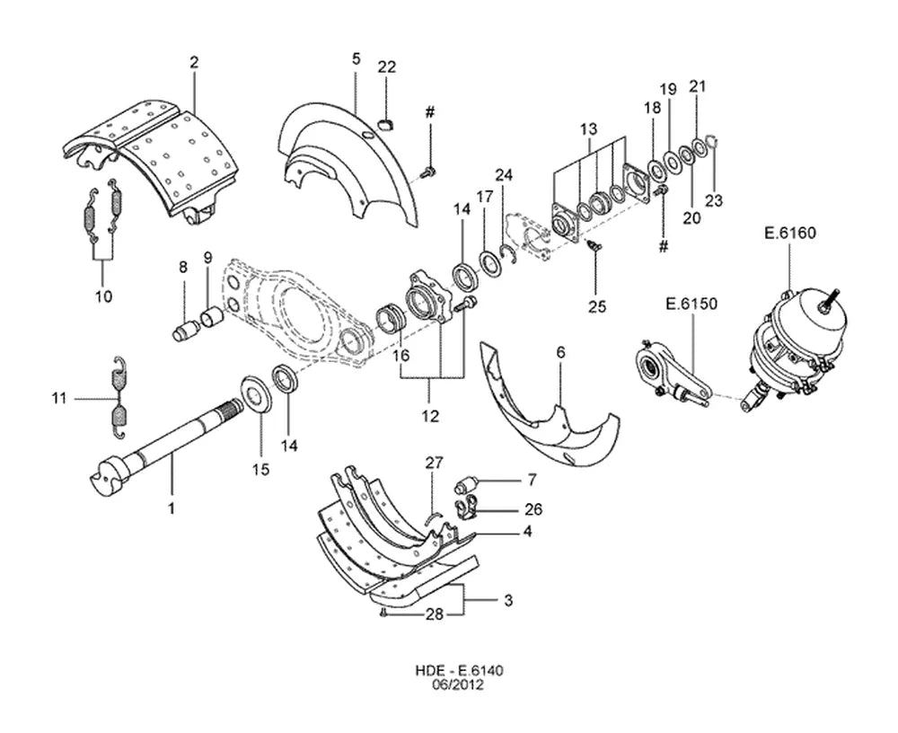 Catálogo de Peças Ford Cargo 1317 4x2 — vista explodida 3