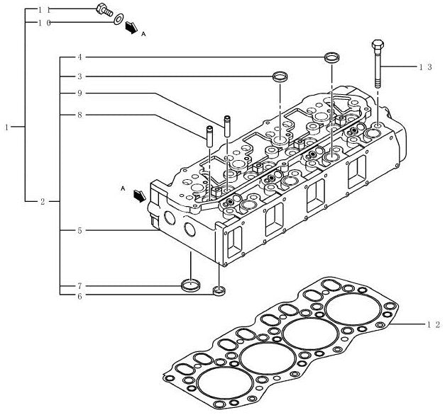 Catalogo De Peça NEW HOLLAND - E135B - 2007-2011 - Escavadeira