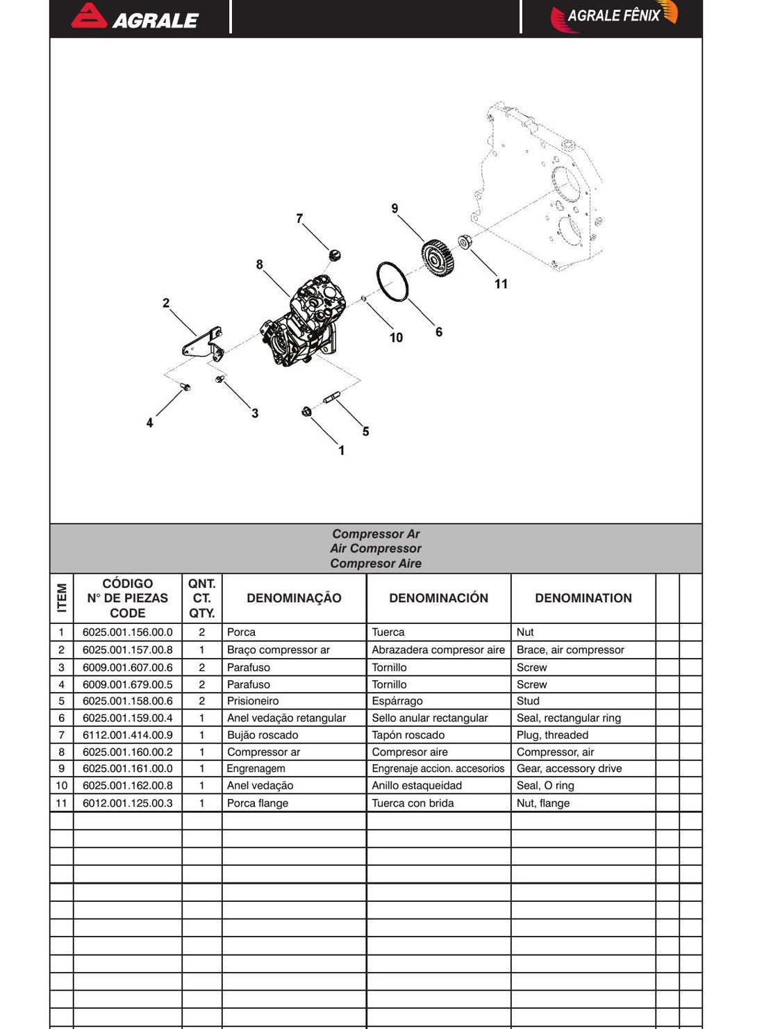 Catálogo de Peças Agrale Caminhões A8700 e A10000 (motor Cummins ISF 3.8) / 7215 - Caminhão - página 3