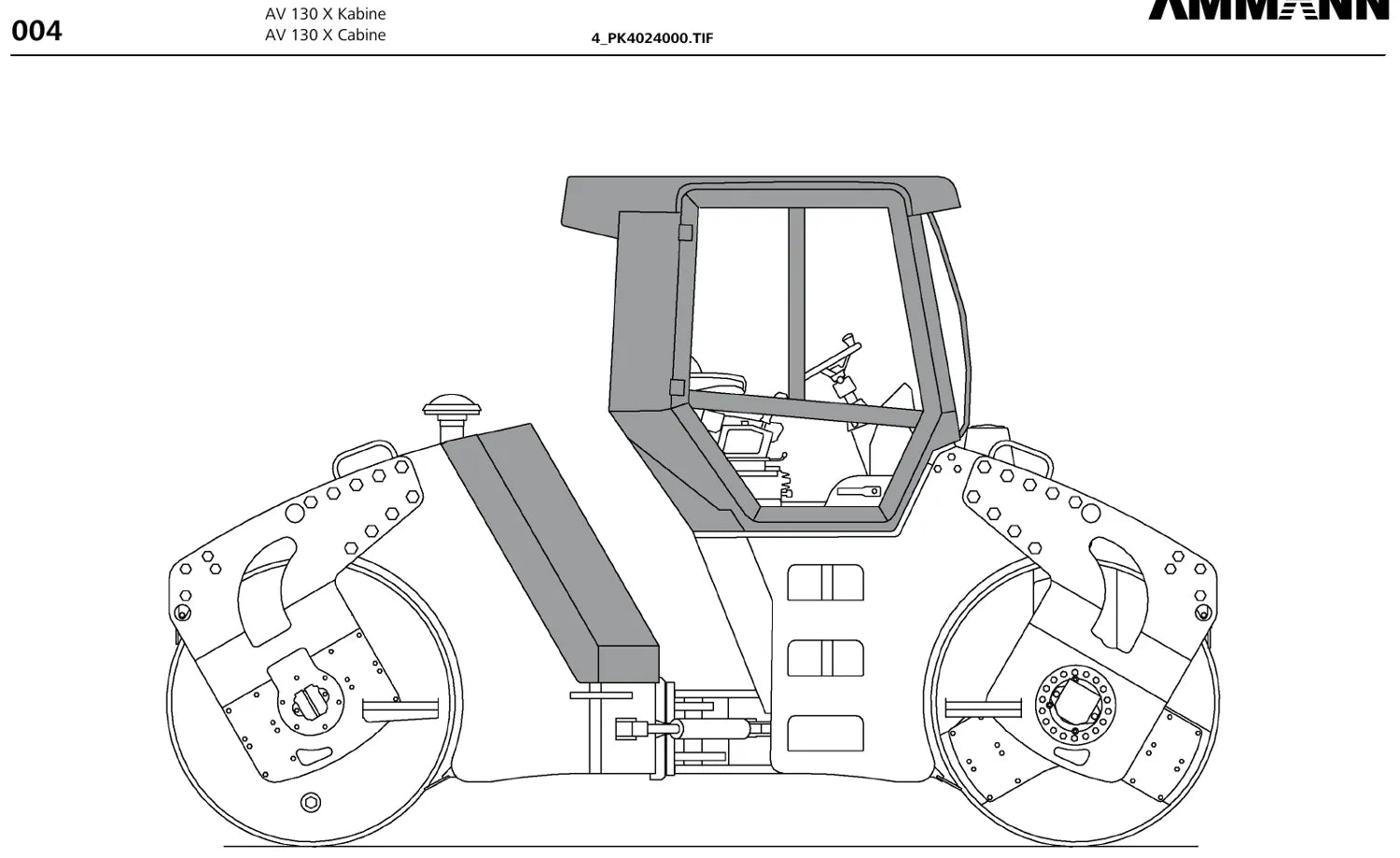 Ammann AV 130 X — vista 1 do documento