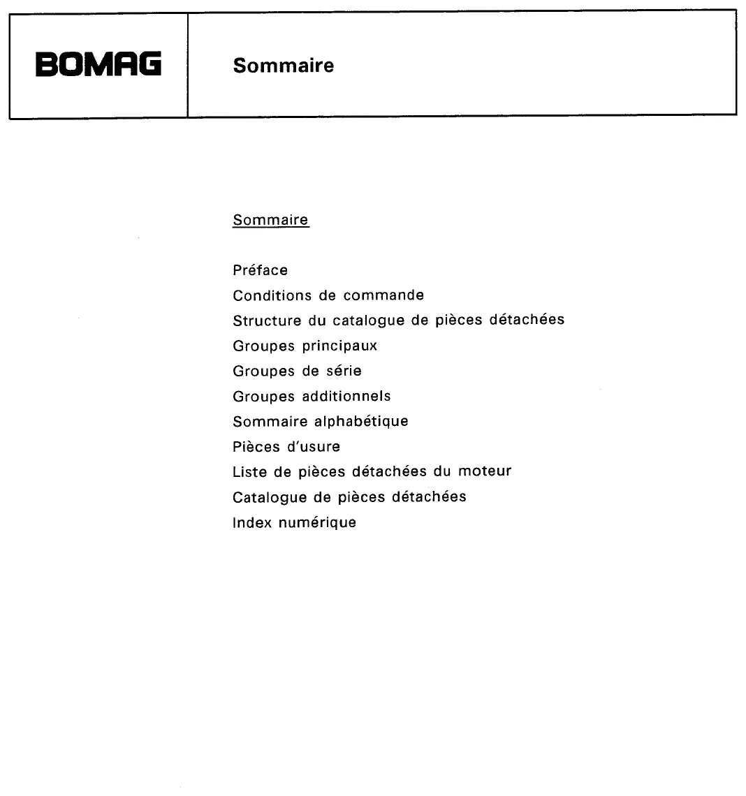 Catalogo De Peças BOMAG - BW6\BW6S - Roller — vista explodida