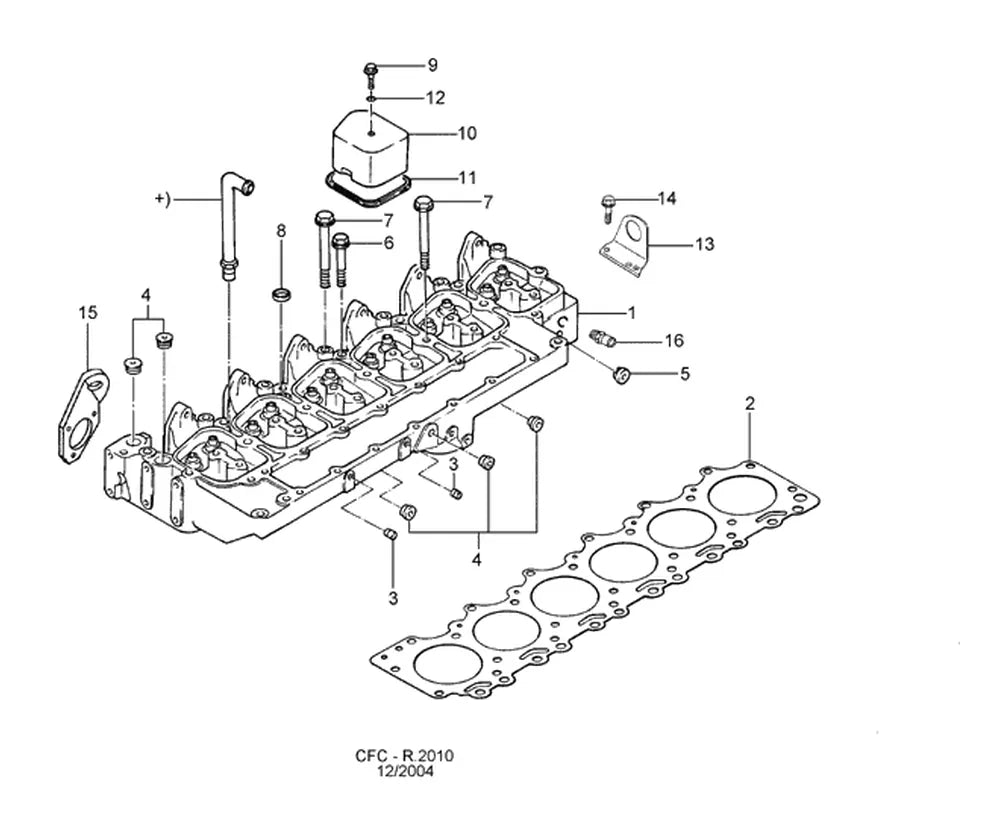 Catálogo de Peças Ford Cargo 2425 e 2626 — vista explodida 1