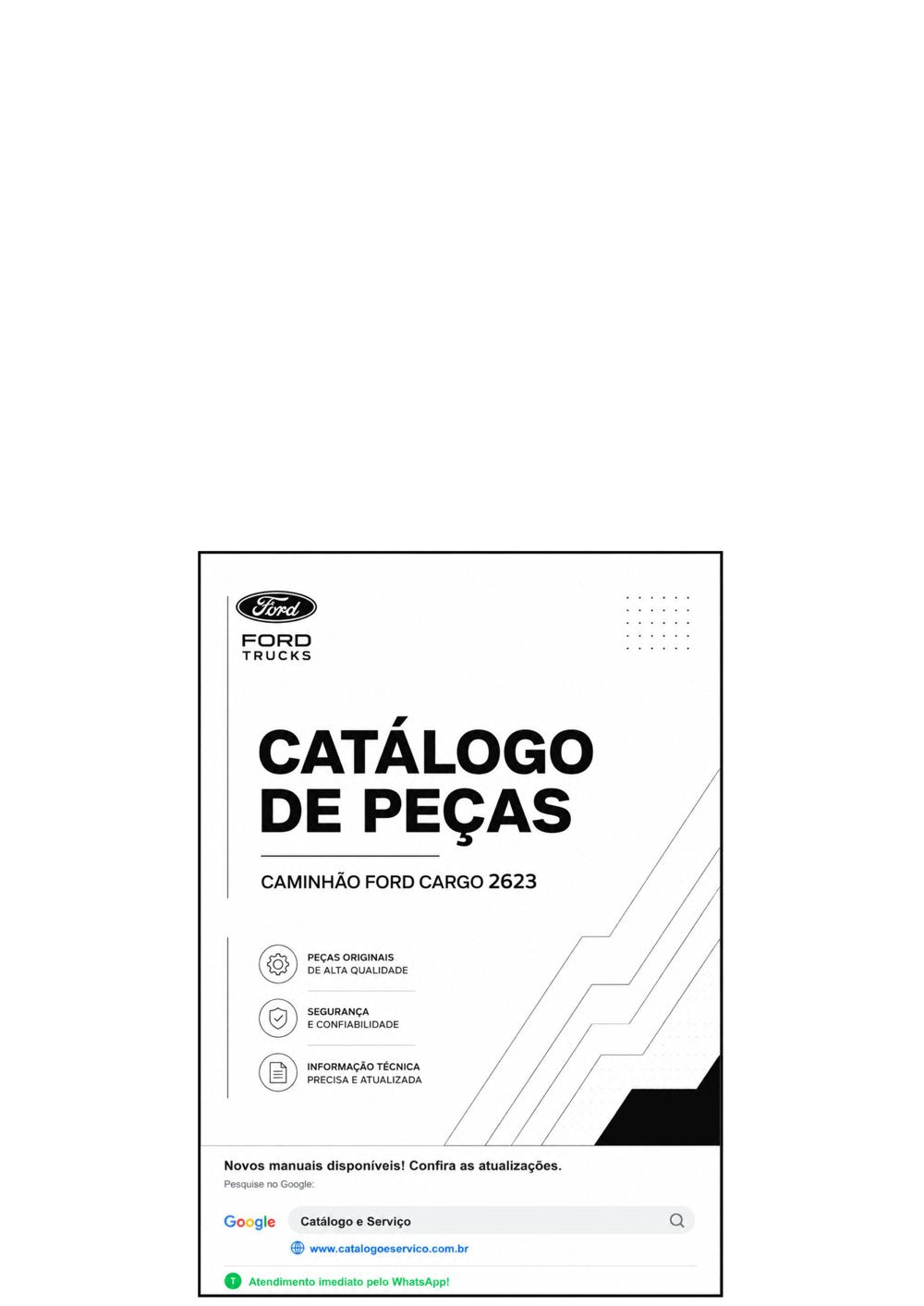 Catálogo de Peças Caminhão Ford Cargo 2623