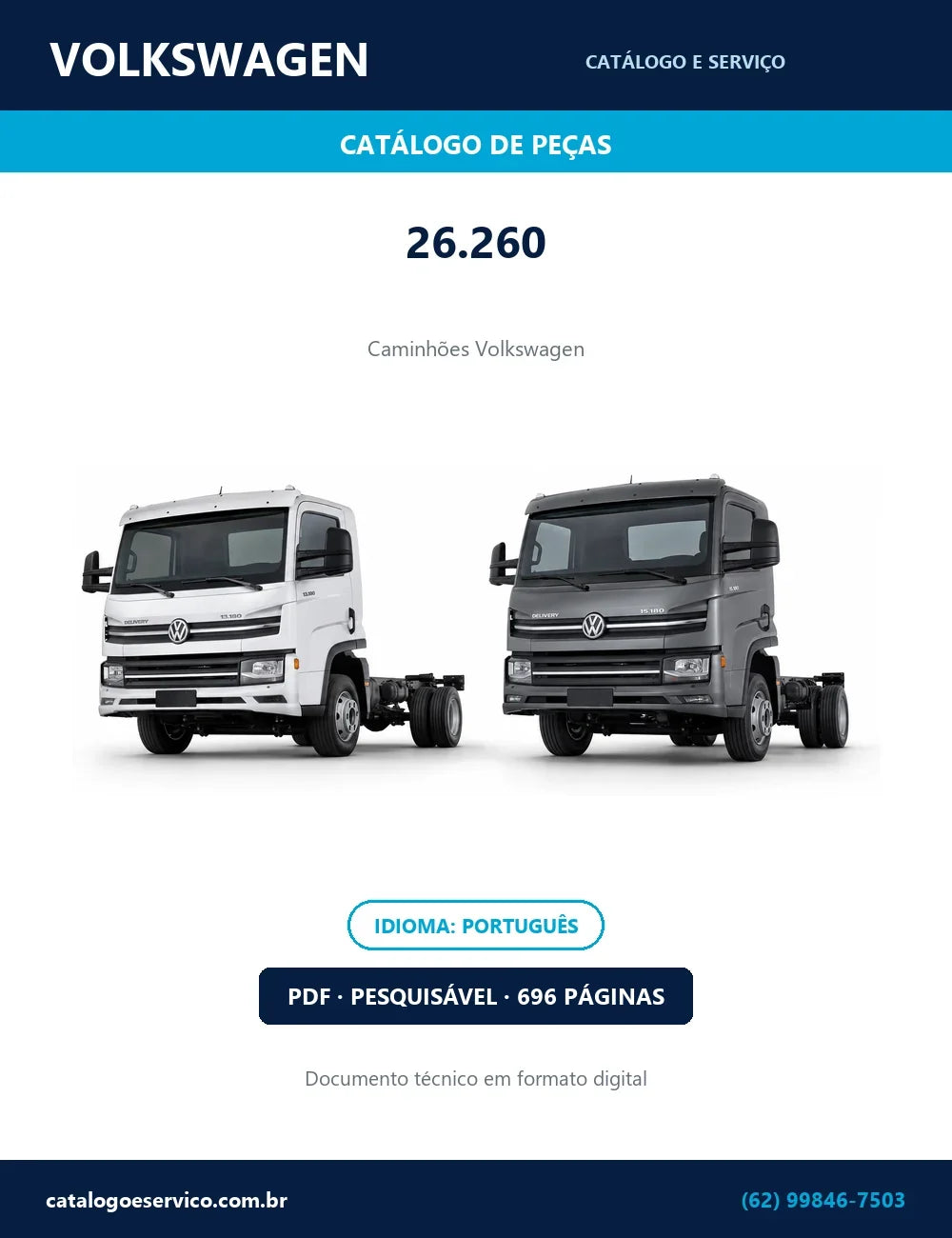 Catálogo de Peças Caminhão Volkswagen 26.260