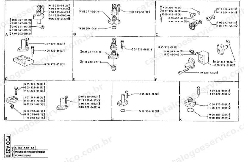 Catálogo de Peças Case 125B Séries 9900, 25252 e 27001 — vista explodida de peças, imagem 3