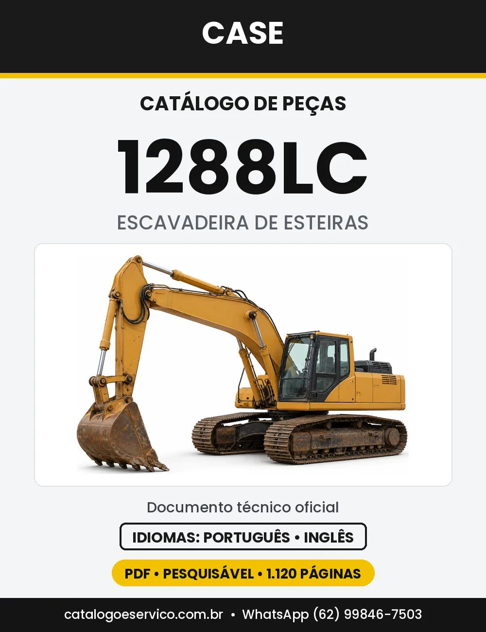 Catálogo de Peças Case 1288 (CK, FG, FGS, LC, NLC) — versão 1288LC — série CGG0022201 em diante