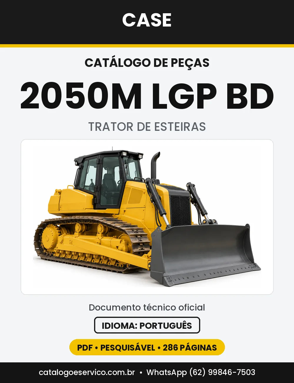 Catálogo de Peças Case 2050M (LT, XLT, LGP e WT-LGP, BD e PAT) — versão 2050M LGP BD — Tier 4B