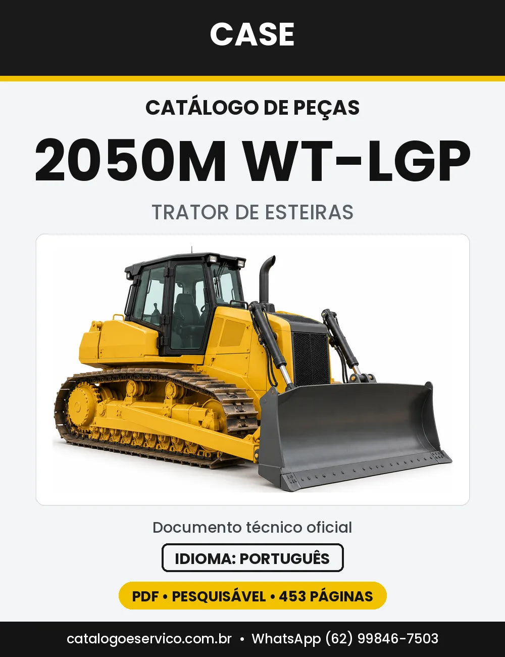 Catálogo de Peças Case 2050M (LT, XLT, LGP e WT-LGP, BD e PAT) — versão 2050M WT-LGP — América do Norte
