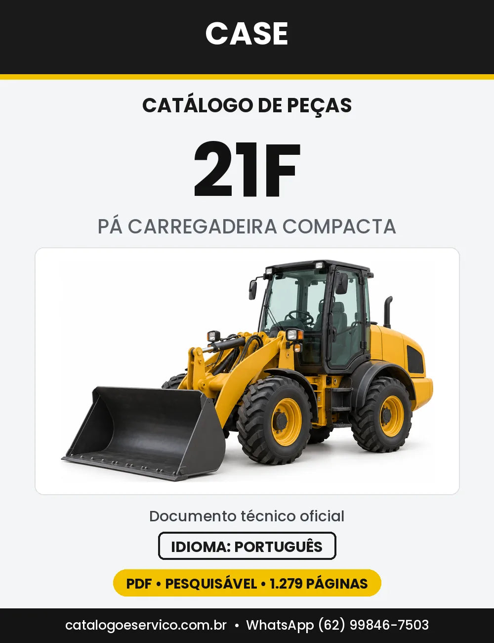 Catálogo de Peças Case 21F (STD/ZB e STD/TC) — versão 21F Tier 4 — STD/TC (2014-2016)