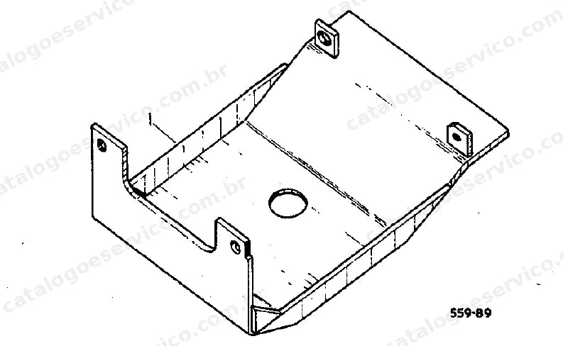 Catálogo de Peças Case 3400 — vista explodida de peças, imagem 1
